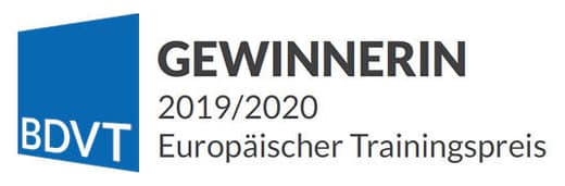 Gewinnerin Europäischer Trainingspreis 2019/2020 – Mit dem Lehrgang „Train the GameChanger“ · BDVT
